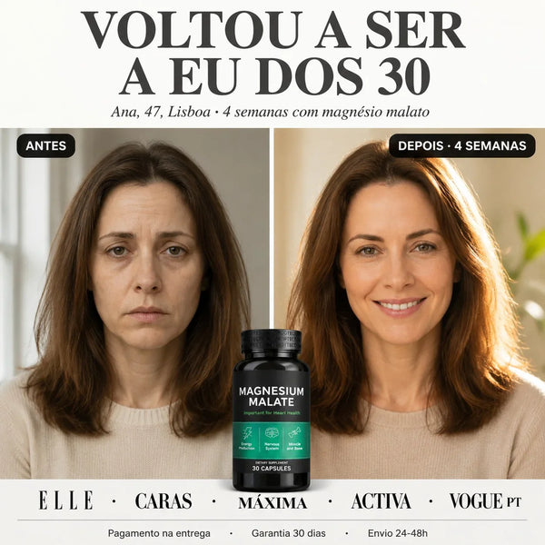 Magnésio Malato 30 Cápsulas