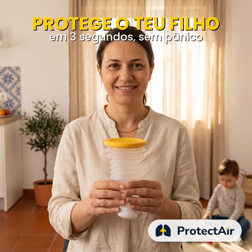 ProtectAir™ — Dispositivo Anti-Asfixia | Kit de Emergência